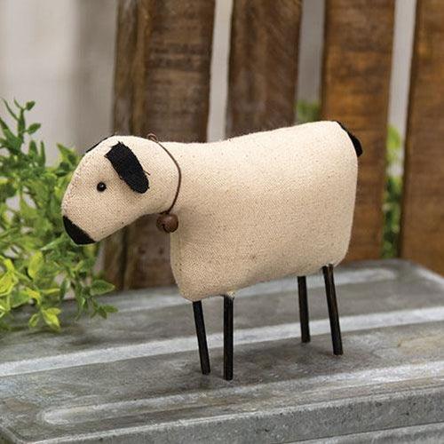 Stuffed Primitive Sheep Ornament - The Fox Decor