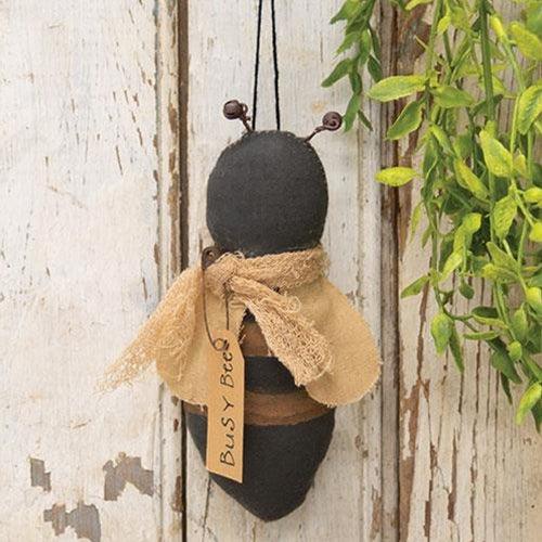 Primitive Busy Bee Ornament - The Fox Decor