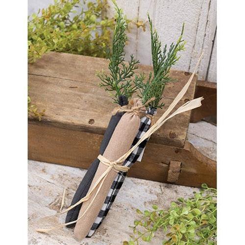 3 Set Skinny Stuffed Farmhouse Carrot Trio - The Fox Decor