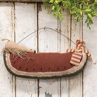 Primitive Mouse on Watermelon Hanger - The Fox Decor