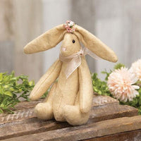 Spring Floral Primitive Bunny Ornament - The Fox Decor