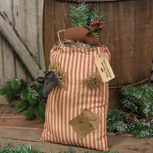 Not A Creature Was Stirring Mouse Goodie Bag - The Fox Decor