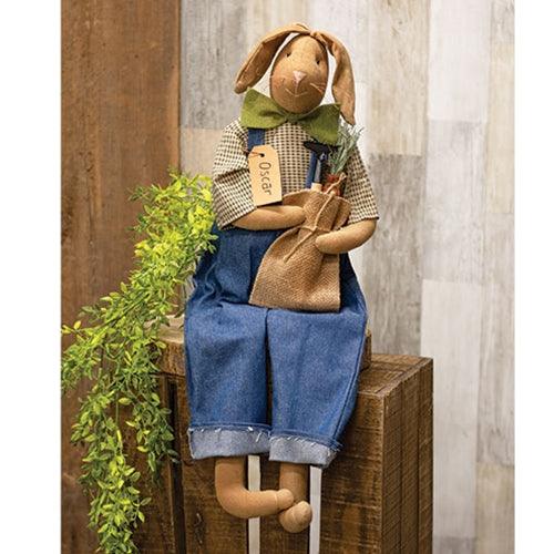 Farmer Oscar Bunny Doll - The Fox Decor