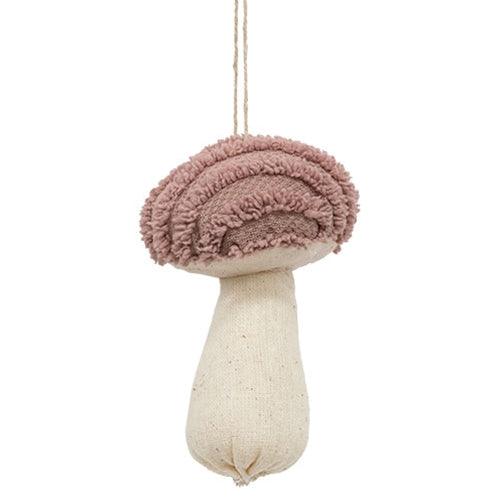 Chenille Stuffed Mushroom Ornament 3 Asstd - The Fox Decor