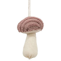 Chenille Stuffed Mushroom Ornament 3 Asstd - The Fox Decor