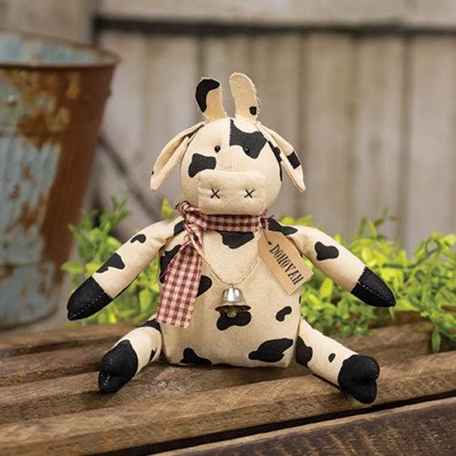 Donovan Cow w Bell Doll - The Fox Decor