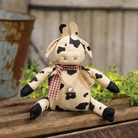 Donovan Cow w Bell Doll - The Fox Decor