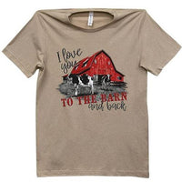 To the Barn and Back T-Shirt Small - The Fox Decor