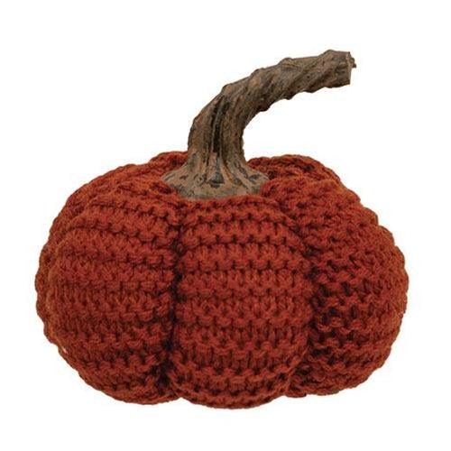 Orange Knit Pumpkin 35 - The Fox Decor