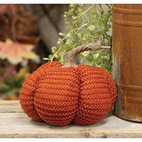 Orange Knit Pumpkin 55 - The Fox Decor