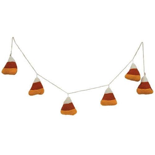 Plush Candy Corn Garland - The Fox Decor