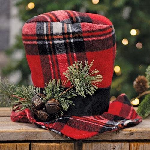 Large Tartan Top Hat - The Fox Decor