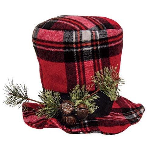 Large Tartan Top Hat - The Fox Decor