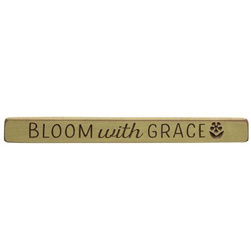 Bloom With Grace Engraved Block 18 - The Fox Decor