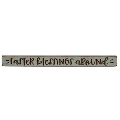 Easter Blessings Abound Engraved Block 18 - The Fox Decor