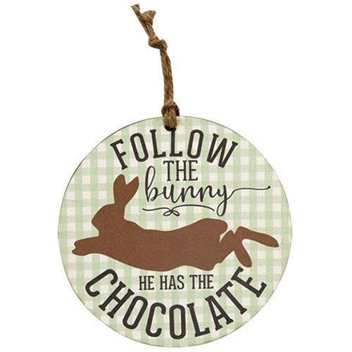 Follow the Bunny Ornament 2 Asstd - The Fox Decor