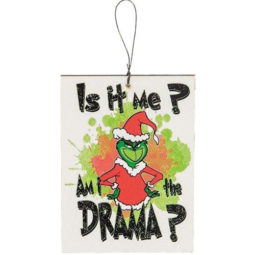 Grinch Christmas Ornament 2 Asstd - The Fox Decor
