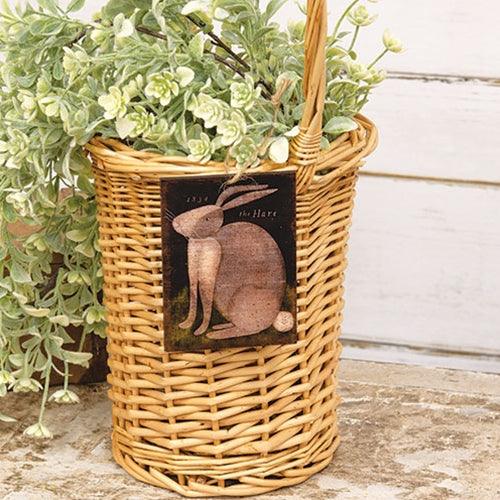 Primitive Spring Bunny Ornament 3 Asstd - The Fox Decor