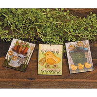 Primitive Carrots & Daffodils Ornament - The Fox Decor