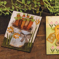 Primitive Carrots & Daffodils Ornament - The Fox Decor