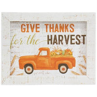 Give Thanks for the Harvest Easel Sign 3 Asstd - The Fox Decor
