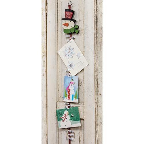Snowman Merry Mail Hanger - The Fox Decor