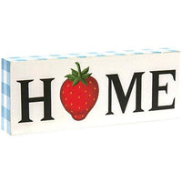 Home Strawberry Box Sign - The Fox Decor