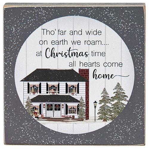 Friends and Family Winter House Square Block 4 Asstd - The Fox Decor