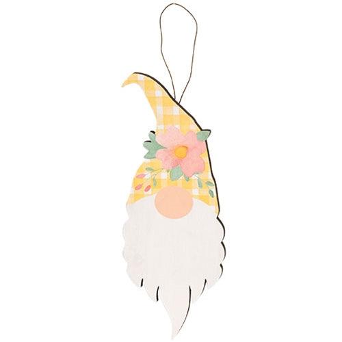 Spring Flower Chunky Gnome Ornament 3 Asstd - The Fox Decor