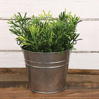 Galvanized Metal Bucket 625 dia x 55H - The Fox Decor