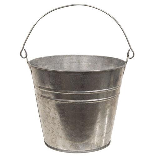 Galvanized Metal Bucket 625 dia x 55H - The Fox Decor