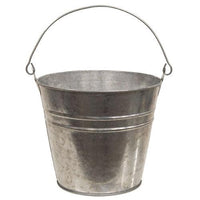 Galvanized Metal Bucket 625 dia x 55H - The Fox Decor