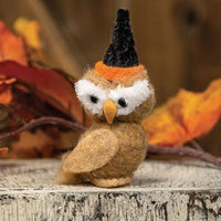 Felted Halloween Party Owl Ornament - The Fox Decor