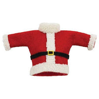 Felted Wool Santa Jacket Bottle Topper - The Fox Decor