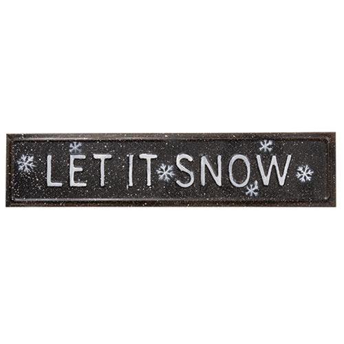 Let It Snow Metal Sign - The Fox Decor