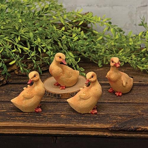 4 Set Resin Ducklings - The Fox Decor