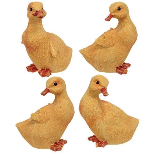 4 Set Resin Ducklings - The Fox Decor