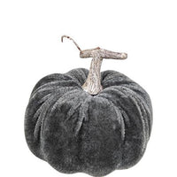 Gray Velvet Pumpkin 4 - The Fox Decor
