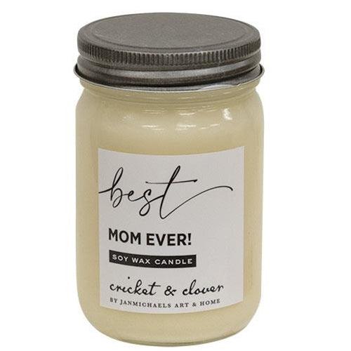 Best Mom Ever Soy Jar Candle - The Fox Decor