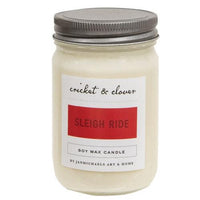 Sleigh Ride Soy Mason Candle - The Fox Decor