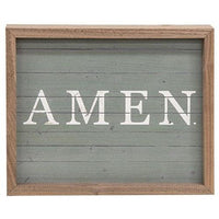 Amen Framed Print 10x8 - The Fox Decor