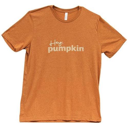 Hey Pumpkin T-Shirt Heather Autumn XL - The Fox Decor