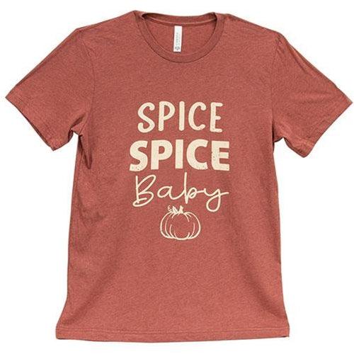 Spice Spice Baby T-Shirt Heather Clay Small - The Fox Decor