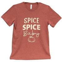 Thumbnail for Spice Spice Baby T-Shirt Heather Clay Small - The Fox Decor