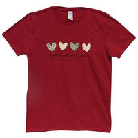 Love Is All You Need T-Shirt Antique Cherry Red Large - The Fox Decor