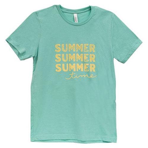 Summer Time T-Shirt Heather Mint XL - The Fox Decor