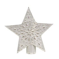 Whitewashed Star Tree Topper 5 - The Fox Decor
