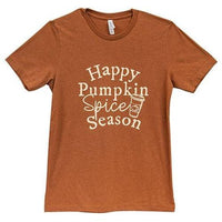 Happy Pumpkin Spice Season T-Shirt Heather Autumn Small - The Fox Decor