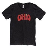 Ohio Buckeye T-Shirt Heather Black Medium - The Fox Decor