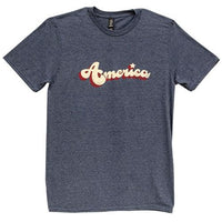 Vintage America T-Shirt Heather Navy Large - The Fox Decor